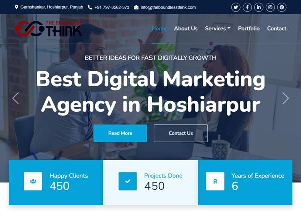 The Boundless Think | Digital Marketing Company | Web Designing Agency | Social Media Marketing | SEO Services | Hoshiarpur